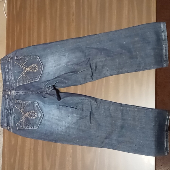 Canyon River Blues Jean Size 6 w 22in Inseam w Design Back Pocket Stitching - Picture 2 of 4
